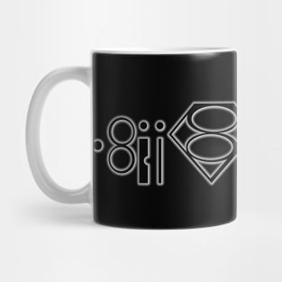 Black Kryptonian Mug